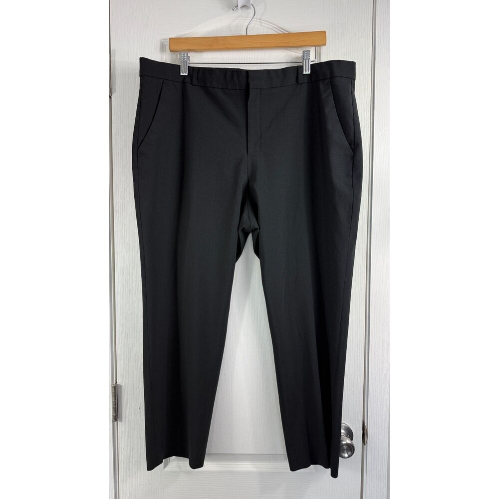 Banana Republic Avery Black Washable Wool Blend Dress Pants Cropped Women's 16